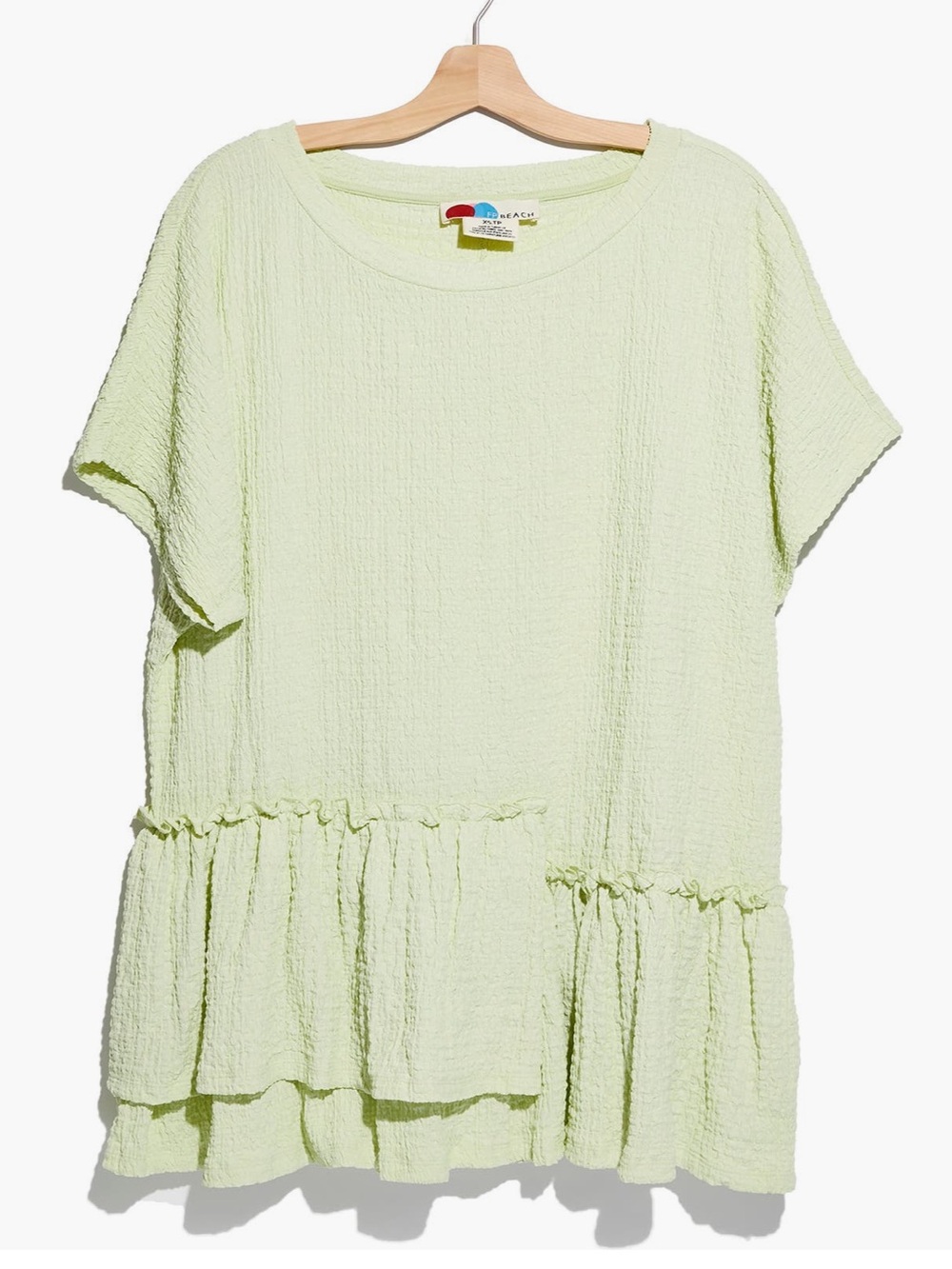 Free People Marni Asymmetrical Ruffle Tunic